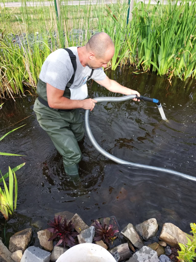 nettoyer son etang sans le vider