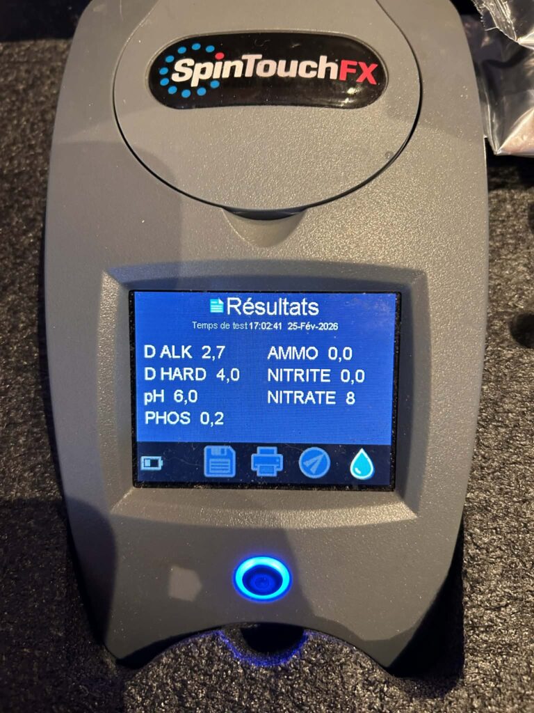 analyse d'eau au printemps